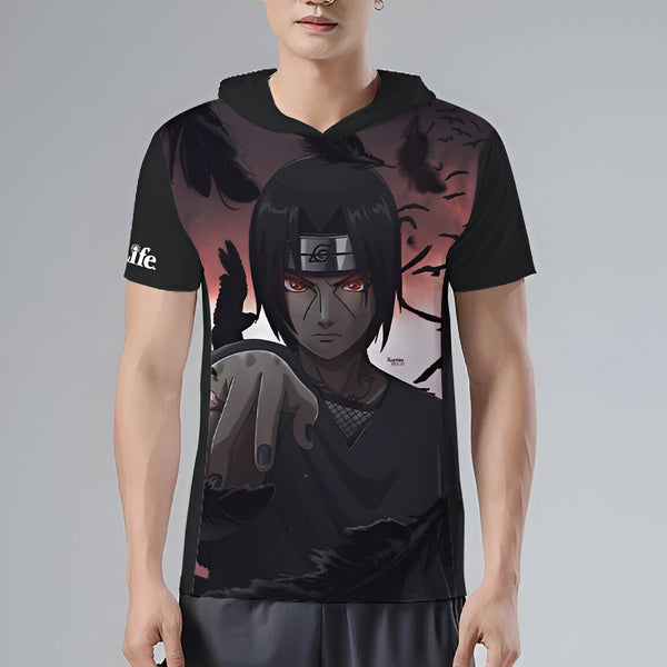 Itachi 2  - Naruto Hooded Tshirt
