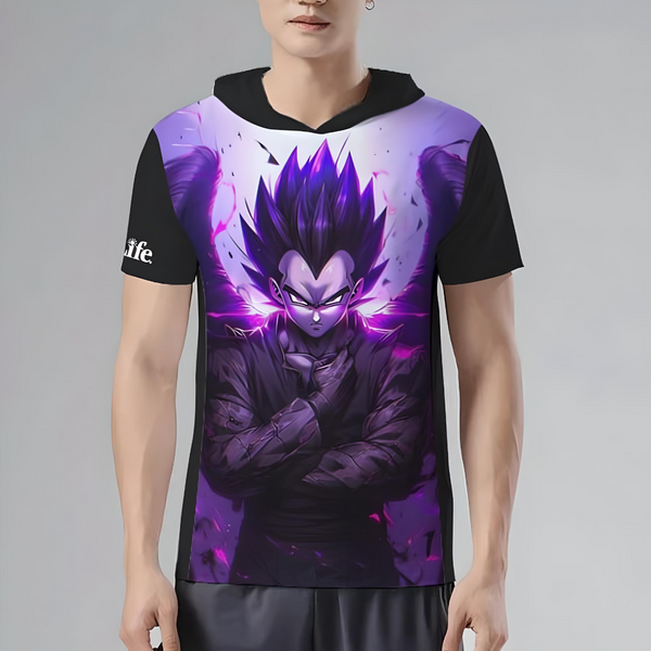 Vegeta - Dragon Ball Hooded Tshirt