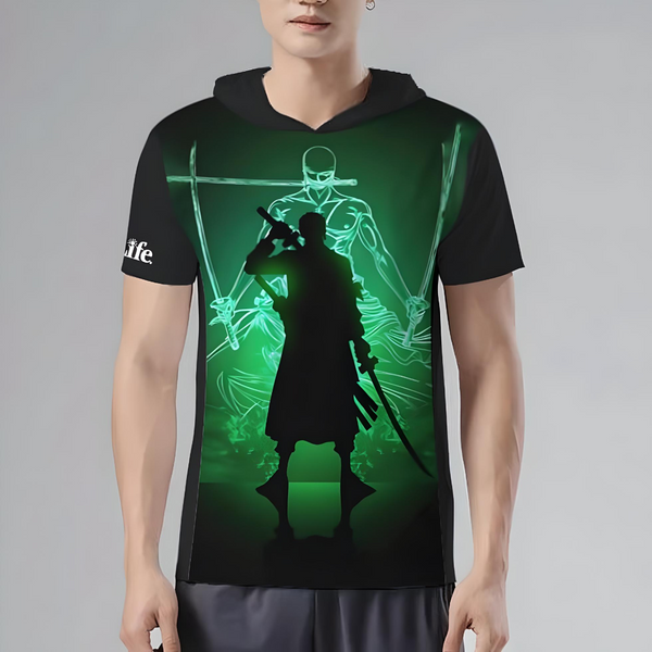 Zoro - One Piece Hooded Tshirt